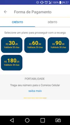 Correios Celular android App screenshot 4